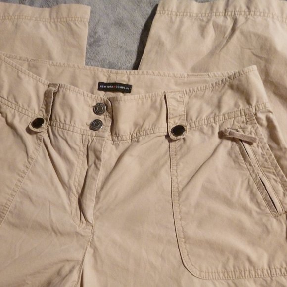 NY & Co Wide leg capri w/ pockets high waisted - Picture 4 of 10